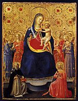 Virgin and Child with Sts. Dominic and Catherine of Alexandria, c.1435, angelico