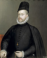 Portrait of Philipp II of Spain, 1570, anguissola