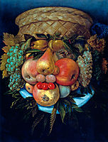Fruit Basket, 1590, arcimboldo