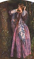 Amy (study), c.1854, arthurhughes