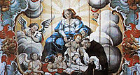 A Virgem entrega o Menino Jesus a Santo Antônio de Pádua (detail), 1810, ataide