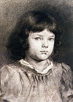 Portrait of a girl, 1885, azbe