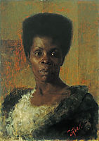 Zamorka (Black Girl), 1895, azbe