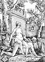 Aristotle and Phyllis, 1513, baldung