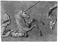 A study of Unicorn, 1544, baldung
