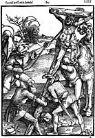 The Erection of the Cross, 1507, baldung