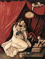 Virgin and Child in a Room, 1516, baldung