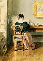 The Artist-s Wife, 1844, barabas