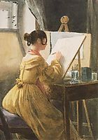 In the Atelier (Róza Teleki), 1838, barabas