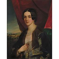 Portrait of Savka Obrenovic, 1845, barabas