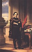 Standing Portrait of László Teleki, 1861, barabas
