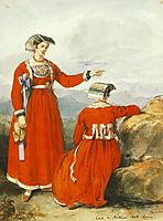Women at Nettuno, 1835, barabas