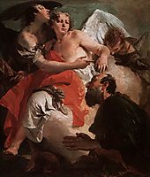 Abraham and the Three Angels, c.1730, battistatiepolo