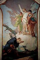 The appearance of the angels to Abraham, 1728, battistatiepolo