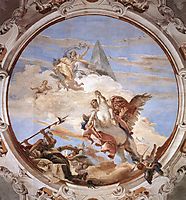 Bellerophon on Pegasus, 1747, battistatiepolo