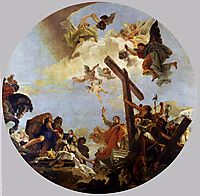 The Discovery of the True Cross and St. Helena, c.1745, battistatiepolo