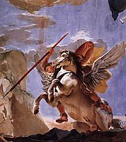 The Force of Eloquence, Bellerophon and Pegasus, c.1723, battistatiepolo