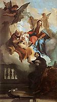 The Holy Family Appearing in a Vision to St Gaetano, 1736, battistatiepolo