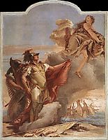 Venus-s Farewell to Aeneas, from the Room of the Aeneid in the Palazzina, 1757, battistatiepolo