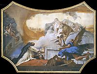 The Virgin Appearing to St Dominic, 1739, battistatiepolo
