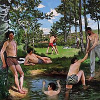 Bathers, Summer Scene, 1869, bazille