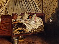 The Improvised Field-Hospital, 1865, bazille