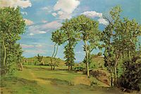 Landscape on the Shore of Lez, 1870, bazille
