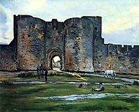 Port of the Queen at Aigues-Mortes, 1867, bazille
