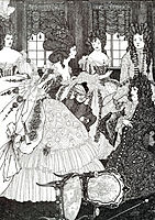The Battle of the Beaux and the Belles, 1896, beardsley