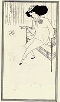 Caricature of James McNeill Whistler, beardsley