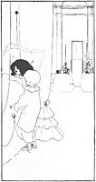 A Child at its Mother-s Bed, beardsley