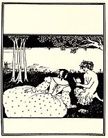 Front Cover for The Yellow Book Vol. V, beardsley