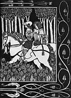 How King Mark and Sir Dinadan Heard Sir Palomides II, beardsley