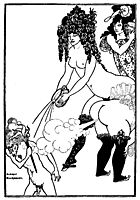 Lysistrata Defending the Acropolis, 1896, beardsley