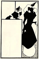 Poster advertising -The Spinster-s Scrip-, beardsley