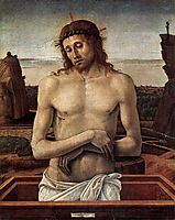 Dead Christ in the Sepulchre, c.1460, bellini