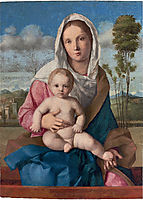 Madonna and Child in a landscape, 1508, bellini