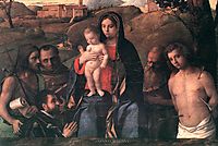 Madonna and Child with Saints and a Donor, 1507, bellini
