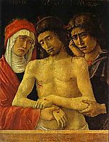 Pieta with the Virgin and St. John the Evangelist, bellini