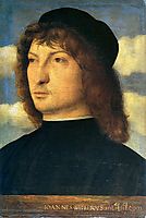 Portrait of a venetian gentleman, bellini