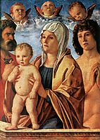 The Virgin and Child with St. Peter and St. Sebastian, c.1487, bellini