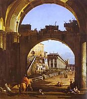 Capriccio of the Capitol, c.1743, bellotto