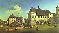 Courtyard of the Castle at Königstein from the South, 1756, bellotto
