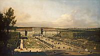 Imperial summer palace of Schönbrunn, garden façade, 1758, bellotto
