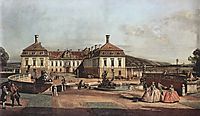 The imperial summer residence, courtyard, 1758, bellotto