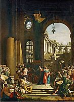 Jesus Cleansing the Temple, 1773, bellotto