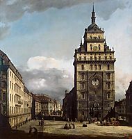 The Kreuzkirche in Dresden, c.1750, bellotto