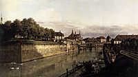 The Moat of the Zwinger in Dresden, c.1751, bellotto
