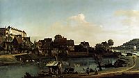 Pirna Seen from the Harbour Town, c.1754, bellotto