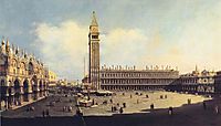 San Marco Square from the Clock Tower Facing the Procuratie Nuove, bellotto